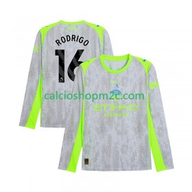 Manchester City Rodrigo Hernandez 16 Maglia Terza 2025/2026 Manica Lunga